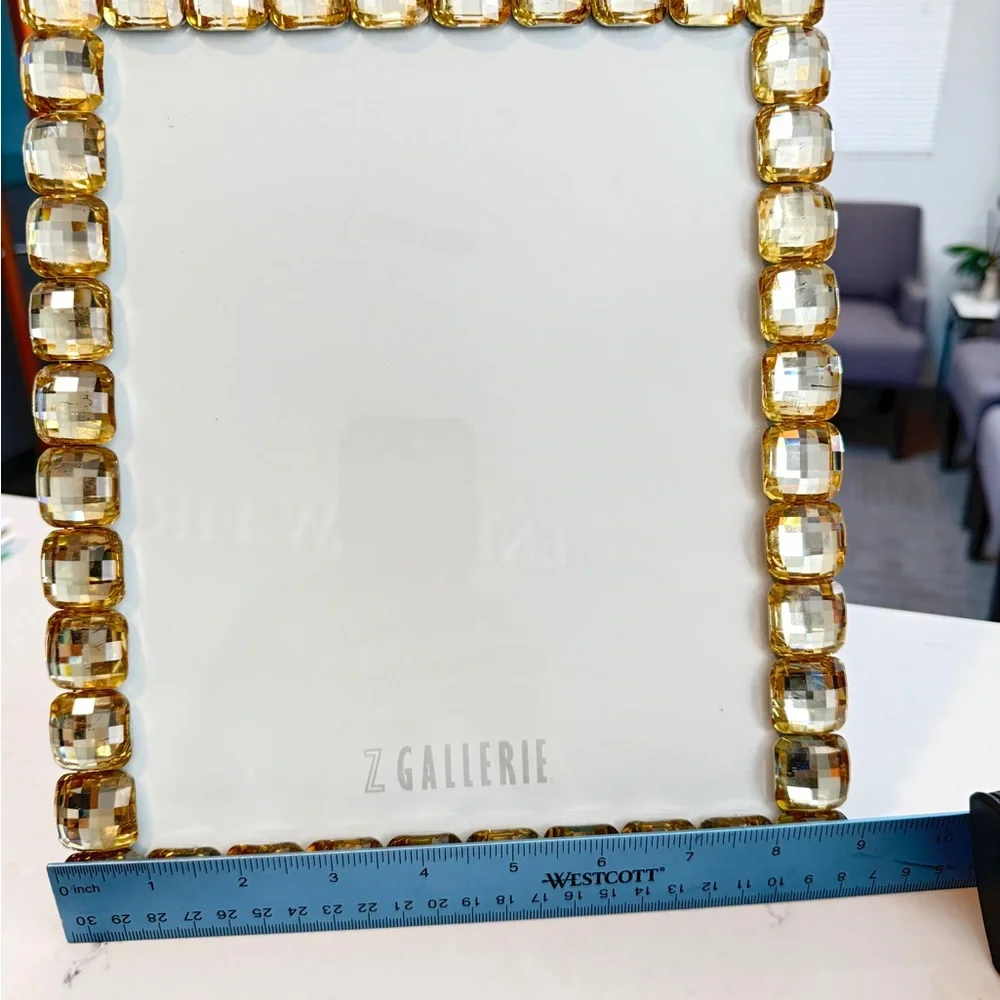 Z Gallerie Gold Gem-Embellished Frame 11x9